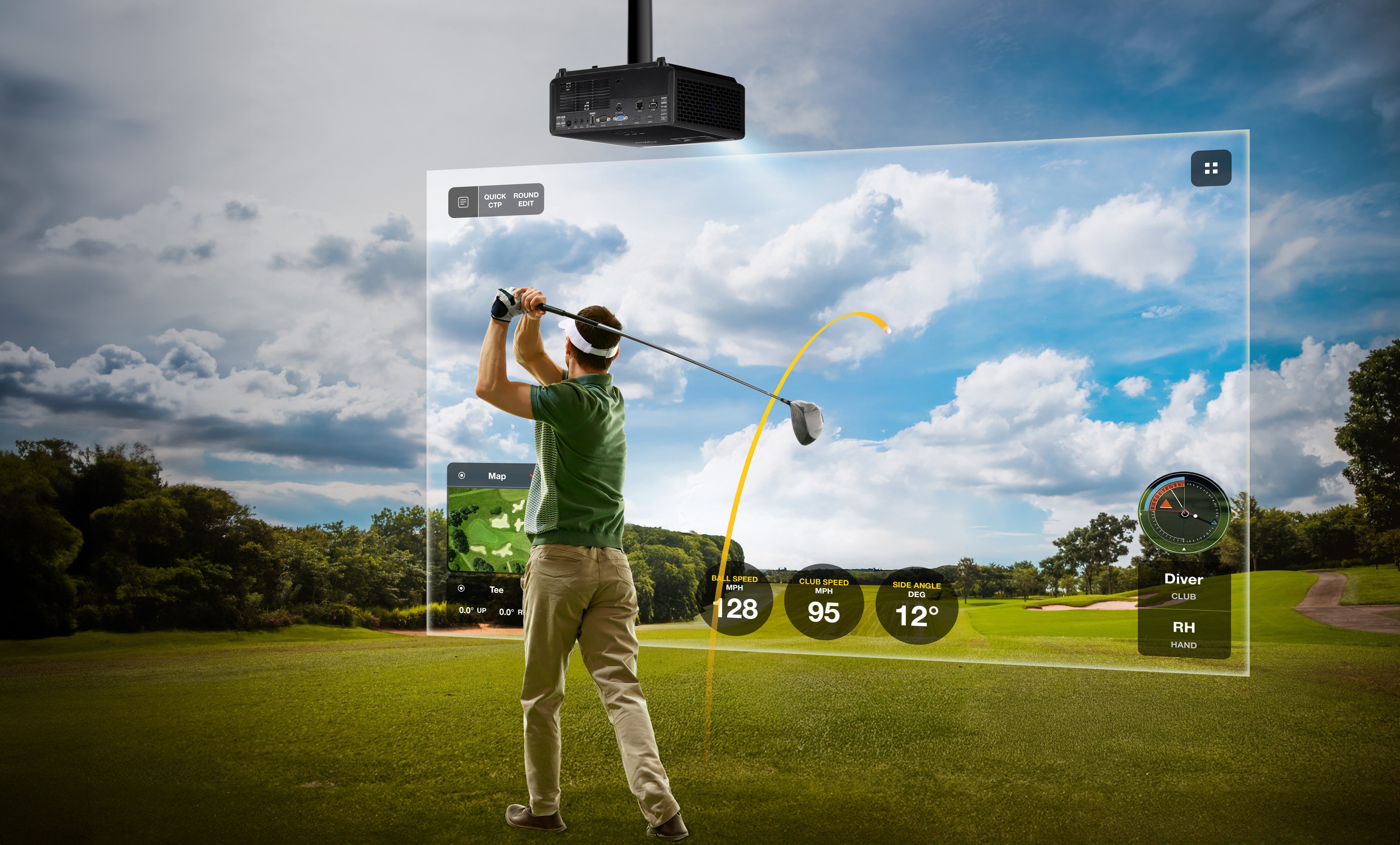 Optoma GT2400HDR Short Throw Full HD 1080p Laser Home Projector
