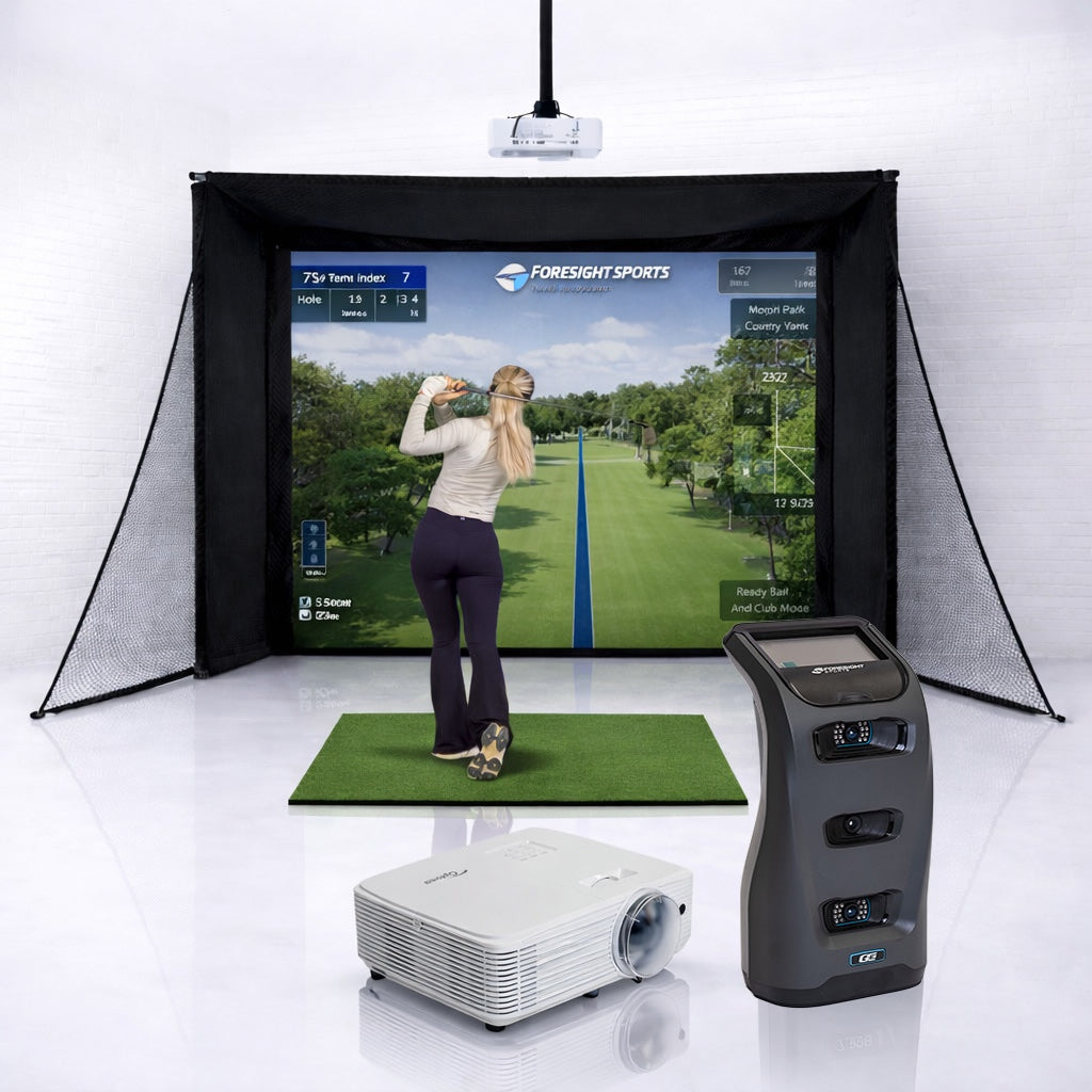 Foresight GC3 SimBox Home Golf Simulator Full Package